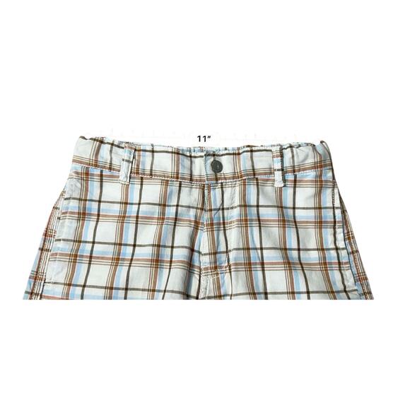 Nautica White Plaid‎ Adjustable Waist Bermuda Shorts sz XL(7X) - Picture 7 of 10
